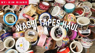 huge washi tape haul from shopee + unboxing 📦🌻