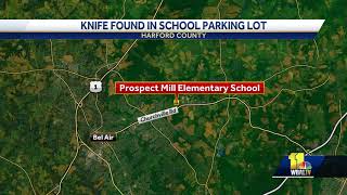 Machete found in snowbank in Bel Air