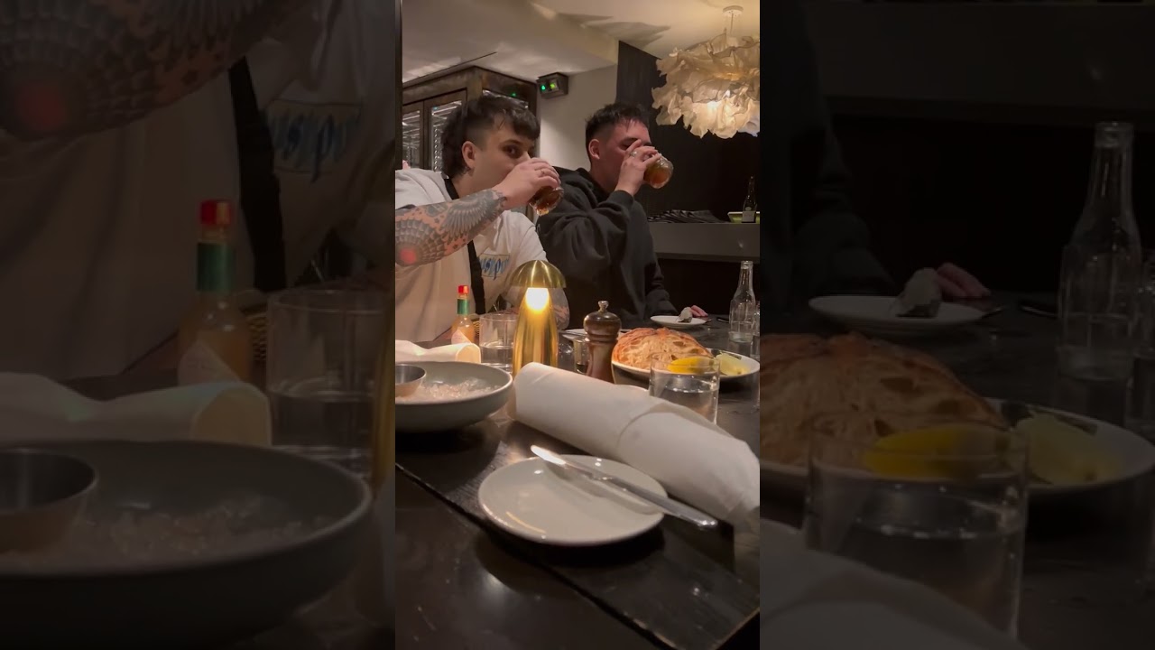 Person pranks friend with Tabasco sauce in his drink!