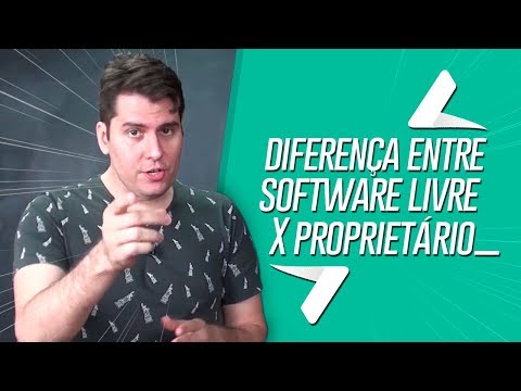 Vídeo: Diferença Entre Software Livre E Proprietário