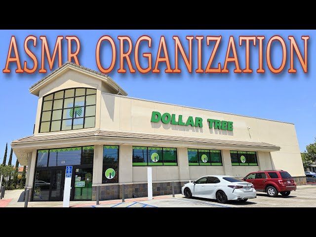 [ASMR] Organizing Shelves at Dollar Tree! (Part 4) 💵🌳✨