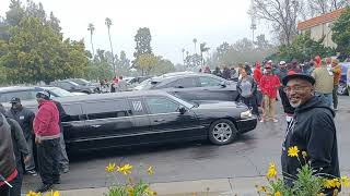 Funeral for Big Reese 💔 A legendary member of the West Adams Community