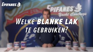 De stad interview Feest Welke Epifanes Blanke Lak te gebruiken? - YouTube