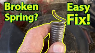 Lawn Mower Spring Repair - Free