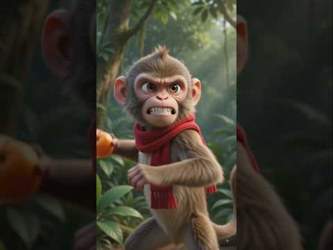 बंदर और घायल हिरन | #TrendingShorts #YouTubeShorts #AIShorts ViralShorts