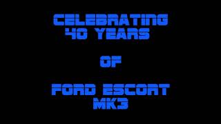 Celebrating 40 years of Ford Escort MK3