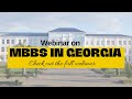 Webinar - MBBS in Tbilisi Medical Academy, Georgia| Full interactive session with the Representative