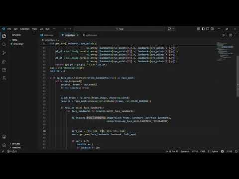 CS50P Final Project - Drowsiness Detection System