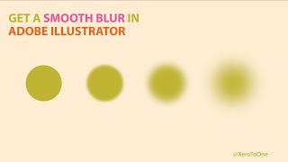 How To Make Blur In Illustrator Complete Tutorial 2021 [SMOOTH BLUR] screenshot 1