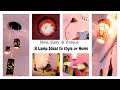 8 Unique & Easy Lamp making Ideas from waste | How to make Jhoomer, Pendent , Bedside & Floor lamp