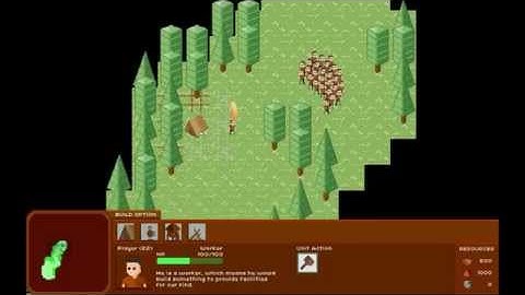 2D RTS Game in Development: World Generation, UI, Building