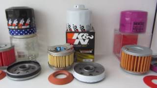 Comparison of oil filters Subaru 15208AA100, K&N PS-1008, K&N HP-1008, HKS 52009-AK001