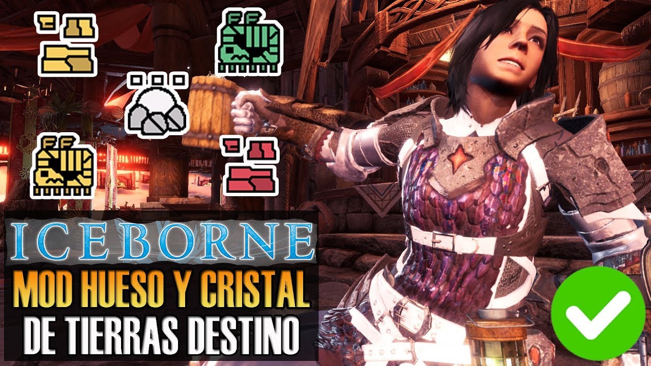 MONSTER HUNTER WORLD ICEBORNE Consigue cualquier material de HUESO Y