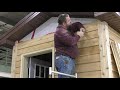 Cedar Siding Installation