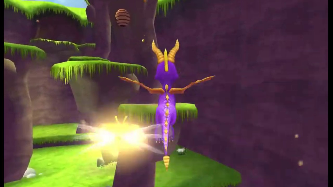 Spyro AHT - Gliding tutorial section but without gliding