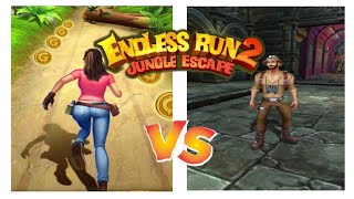 Endless run jungle : Escape 2 🔥! Endless run jungle game video #running #gaming screenshot 4