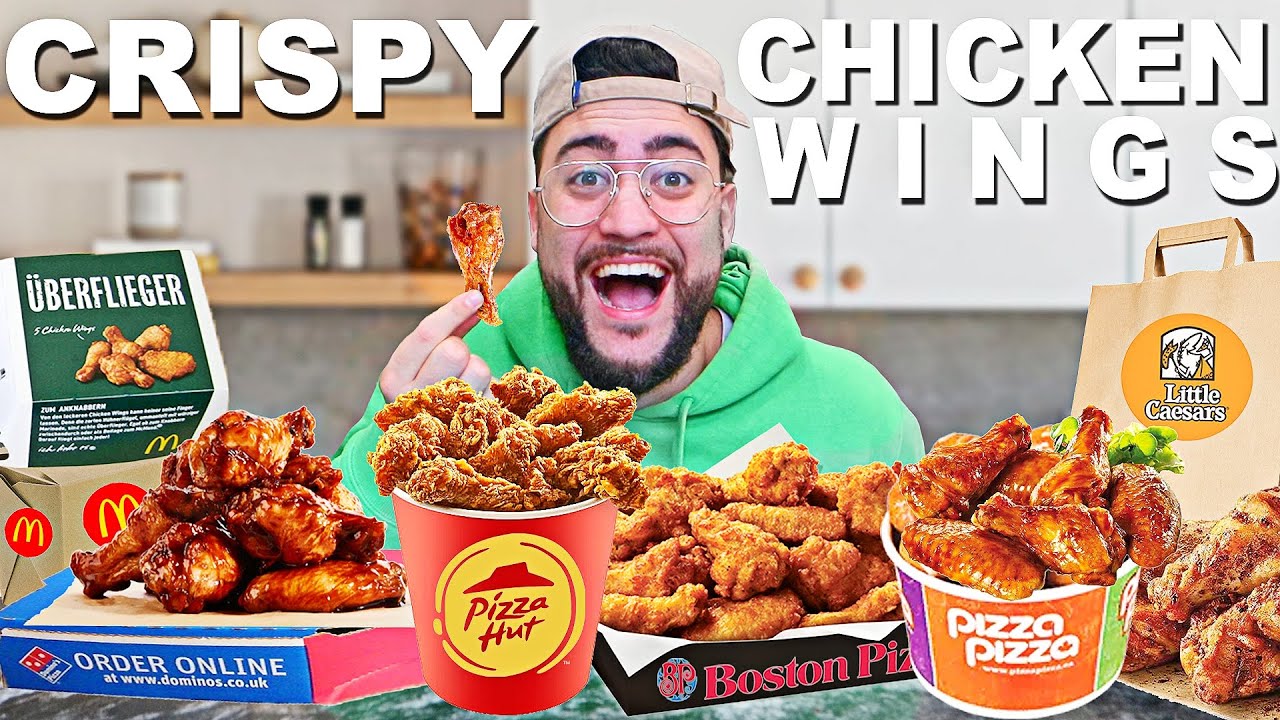 The Best Chicken WINGS from UNUSUAL Fast Food Restaurants!! YouTube