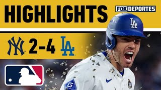 Thumbnail for 😎 DODGERS GANAN OTRA VEZ VS. YANKEES | New York Yankees 2-4 Los Angeles Dodgers | HIGHLIGHTS | MLB