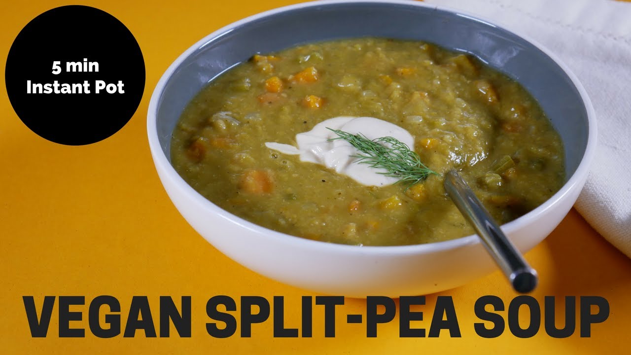 Vegetarian Instant Pot Split Pea Soup