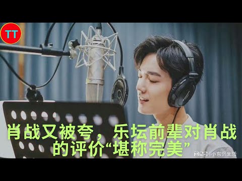 肖战又被夸，乐坛前辈对肖战的评价“堪称完美”