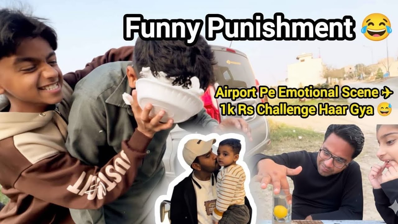 Funny Family Challenge | 1000 Rs Haar Gya 😅| 2.5 Saal Baad Czn Ki Apne Bete Se Mulaqat 😇