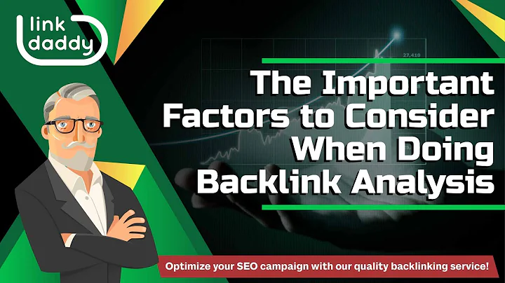The Important Factors to Consider When Doing Backlink Analysis