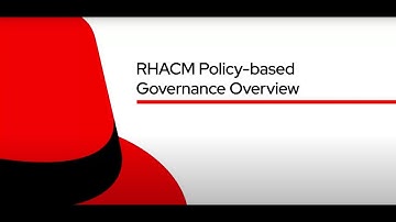 RHACM Policy-based Governance Overview
