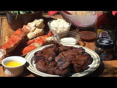 How to use Grill Mates ® on Tenderloin Steaks and King Crab | Recipe | BBQ Pit Boys