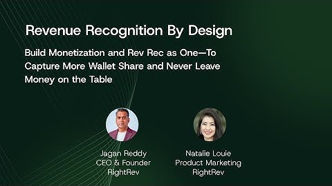 Revenue Recognition by Design