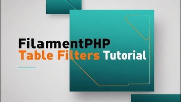 Clean Table Filters in FilamentPHP (With Live Example)