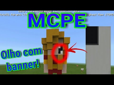 Minecraft Como Fazer Olhos Com Banner Youtube