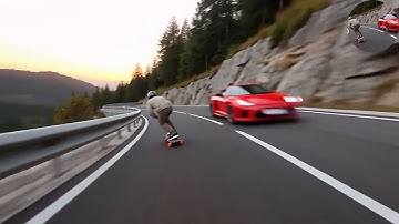 Raw Run || Race Against the Storm #skateboard #downhill #rawrun