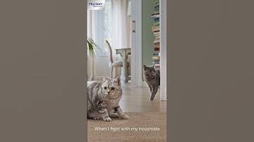 Cats not getting along? Discover the relaxing pheromones of FELIWAY  #cat #shorts