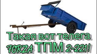 Прицеп-телега Forza тпм 2-221, мои мысли.