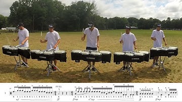 2017 Madison Scouts Tenors - LEARN THE MUSIC to "O2"