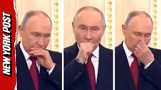 Putin Suffers Coughing Fit In Accidentally Published Video During Womens Day Address