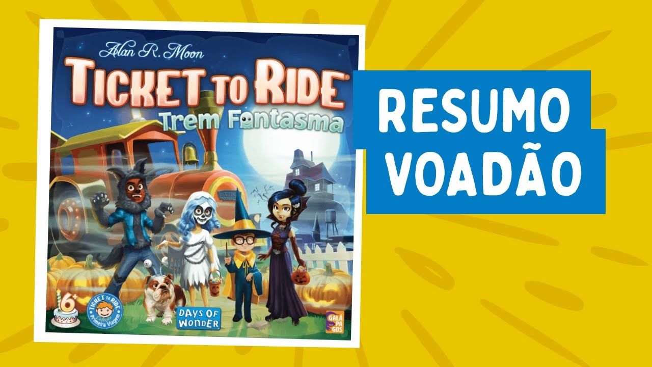 Jogo Ticket to Ride: Trem Fantasma