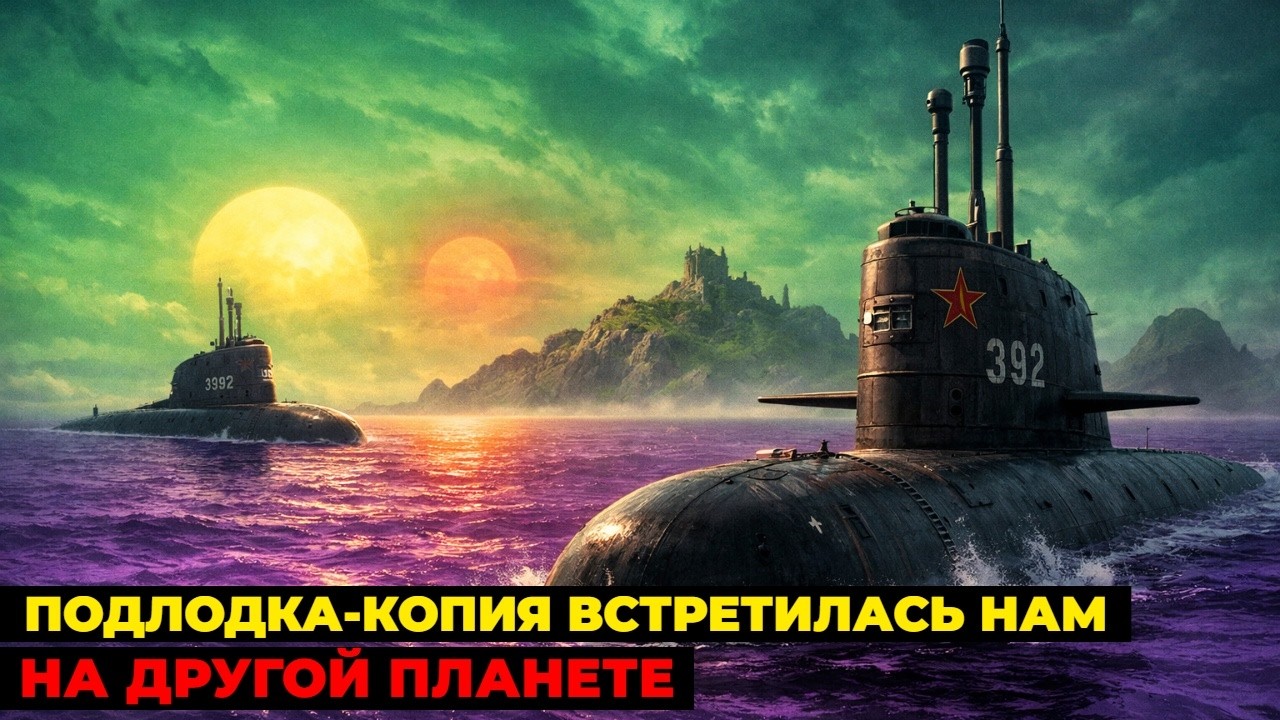 СОВЕТСКАЯ ПОДЛОДКА ВСТРЕТИЛА СВОЮ КОПИЮ НА ДРУГОЙ ПЛАНЕТЕ. ОНИ ПРИКАЗАЛИ НЕ ВСПЛЫВАТЬ!