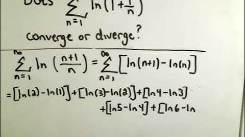 Showing a Series Diverges using Partial Sums