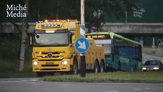 BERGING : Stadsbus met pech naar remise slepen 🚍 (VDL BERKHOF)