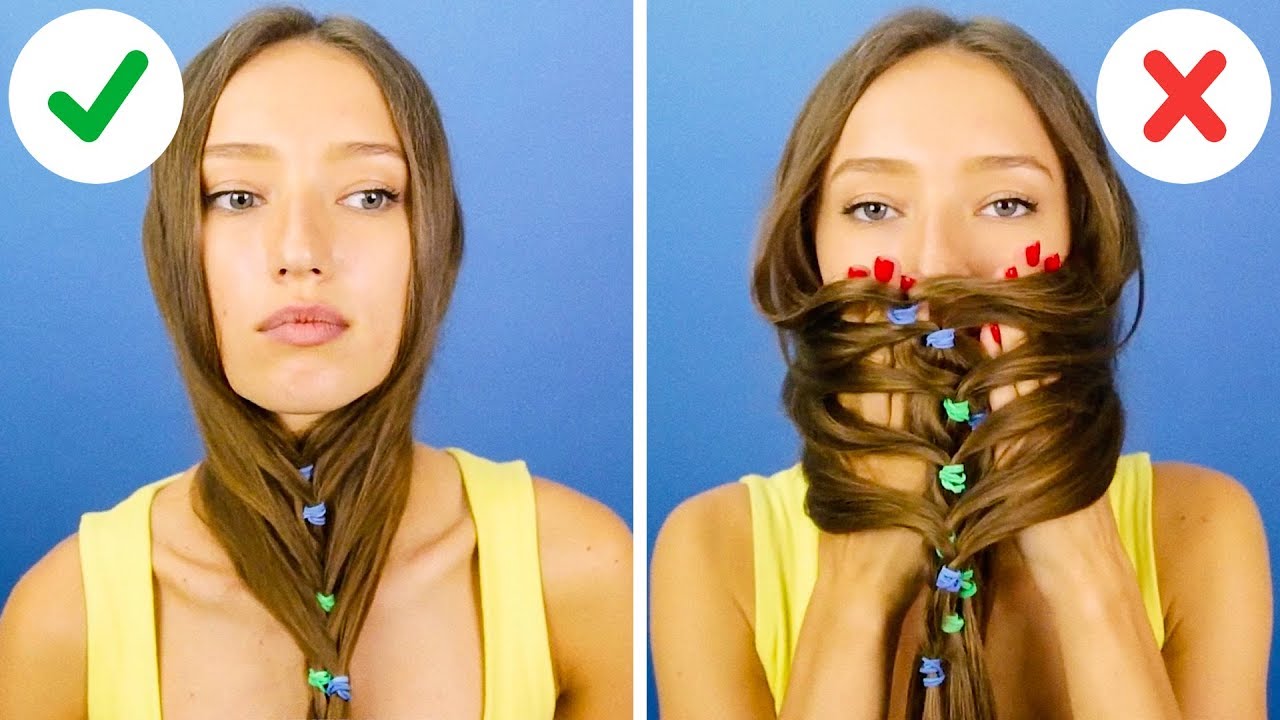 Fast And Simple Hairstyle Hacks You'll Be Grateful For - YouTube