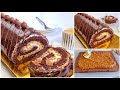 عليه الطلب في رأس السنة سويس رول شكولا بجينواز الماء ب5ملاعق دقيق بلا تمارة كريمة اقتصادية بكرميل 