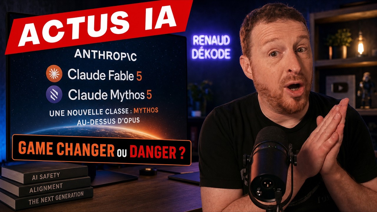 Anthropic lache Fable 5 et Mythos 5 !