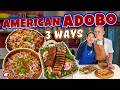AMERICAN ADOBO 3 Ways with The Adobo Queen | Pinoy Classic Goes Global! 