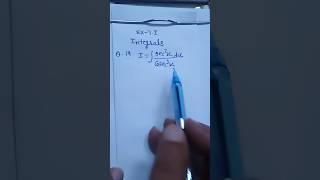 Q 19 12th class maths NCERT solution exercise 7.1 integrals maths by Yogeshwar Sir #studiestoday