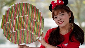 Trò Chơi Ăn Kẹo Cầu Vồng Khổng Lồ ❤ BIBI TV ❤