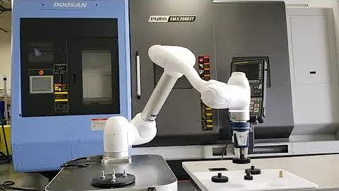 DOOSAN Cobot Gear assembly Demo