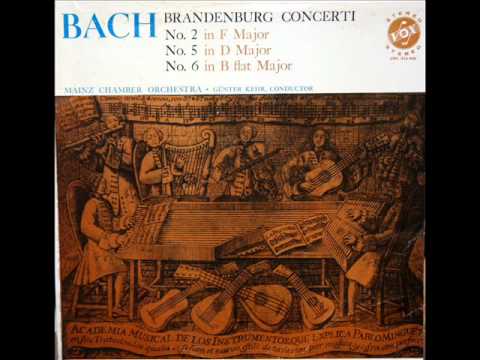 Bach / Günter Kehr, 1964: Brandenburg Concerto No. 2, Movement 3 - Mainz Chamber Orchestra