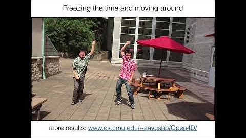 4D Visualization of Dynamic Events From Unconstrained Multi-View Videos