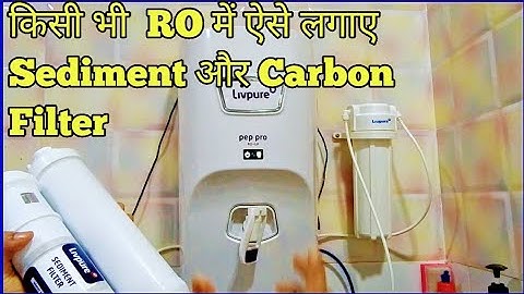 How To Replace Sediment And Carbon Filter In Any RO Water Purifier | TechnoGunda